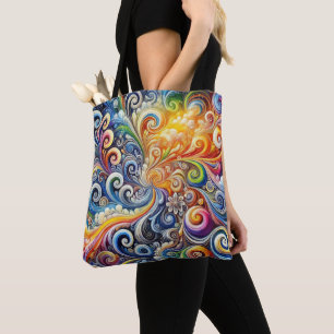 hedendaagse Abstracte kunst Tote Bag