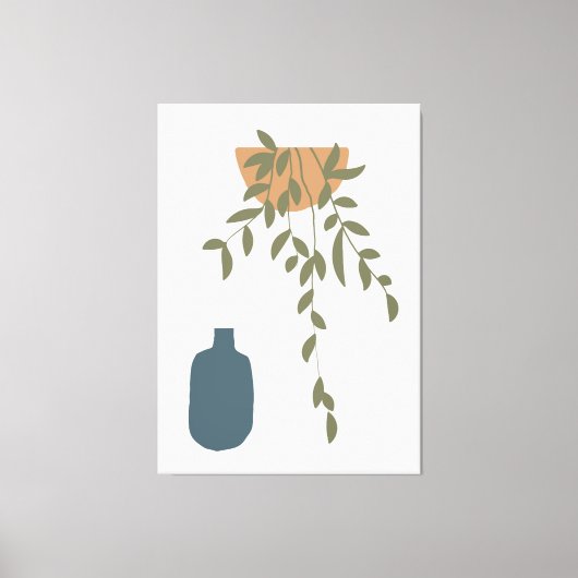 Hedendaagse abstracte muurkunst canvas afdruk (Voorkant)