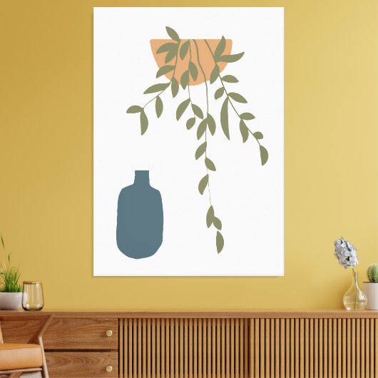 Hedendaagse abstracte muurkunst canvas afdruk (Insitu (Woonkamer))