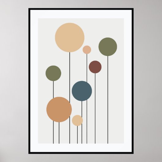 Hedendaagse abstracte muurkunst poster (Voorkant)