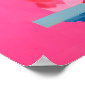 Hedendaagse Abstracte Standbeeld Schildering, Abst Poster (Hoek)
