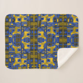 Hedendaagse Afrikaanse luipaarden Sherpa Deken (Voorkant (horizontaal))