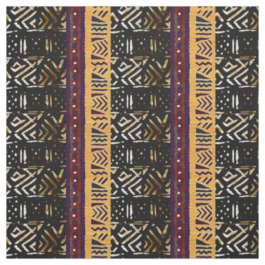 Hedendaagse Afrikaanse modder Stof (Swatch)