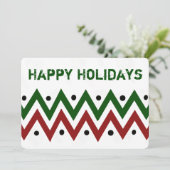 Hedendaagse Afrikaanse print Feestdagenkaart (Staand voorkant)