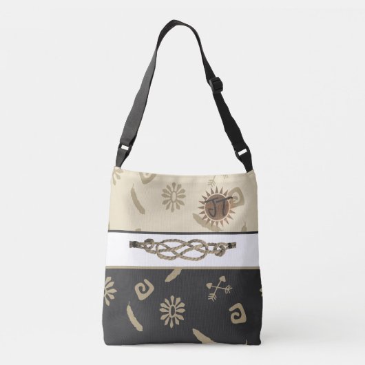 Hedendaagse Afrikaanse stijl Canvas tas (Achterkant)