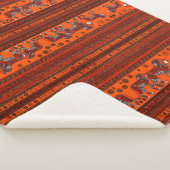 Hedendaagse Afrikaanse stijlvolle leeuwen Sherpa d Deken (3/4)