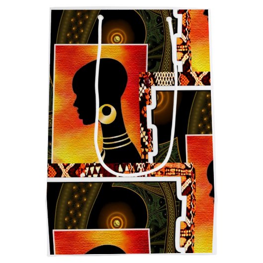 hedendaagse afrocentric medium cadeauzakje (Achterkant)