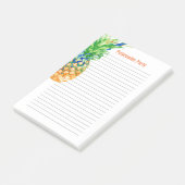 hedendaagse ananas 4 x 6 post-it® notes (Schuin)