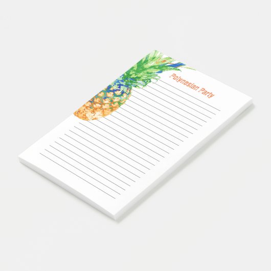 hedendaagse ananas 4 x 6 post-it® notes (Schuin)