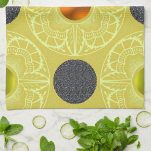 Hedendaagse Art Deco–Inspiratie Theedoek