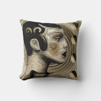 Hedendaagse Art Deco–Nouveau-fusie Kussen