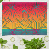 Hedendaagse Art Deco  Theedoek (Gevouwen)