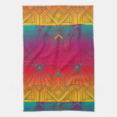 Hedendaagse Art Deco  Theedoek (Verticaal)