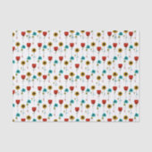 Hedendaagse Art Noveau bloemmotief Tissuepapier (Voorkant)