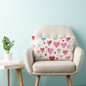Hedendaagse Baby Nursery Heart Pattern Kussen (Stoel)