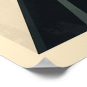 Hedendaagse Bauhaus kunst Poster (Hoek)