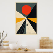 Hedendaagse Bauhaus kunst Poster (Keuken)