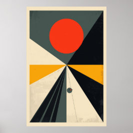 Hedendaagse Bauhaus kunst Poster