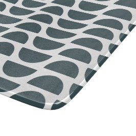 Hedendaagse blauw Abstracte geometrische print Snijplank