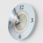 Hedendaagse Blauwe Stalen Effect > Eenvoudige Klok (Hoek)