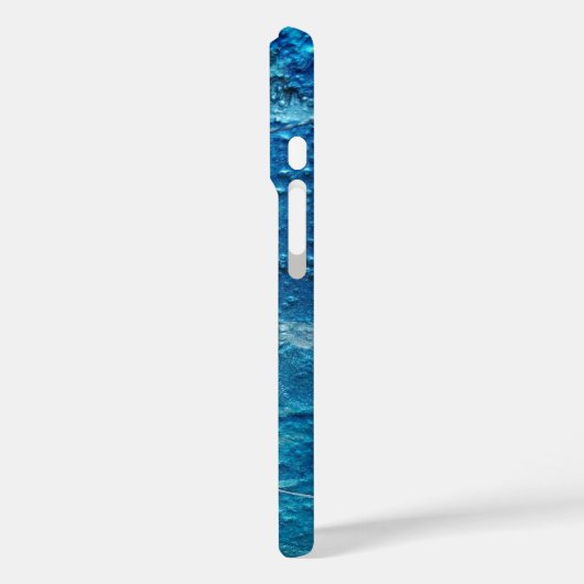 Hedendaagse Blauwgroen textuur Case-Mate iPhone Case (Achterkant / Links)