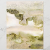 Hedendaagse Bloem op Waterverf Scrapbook Sheet (Achterkant)