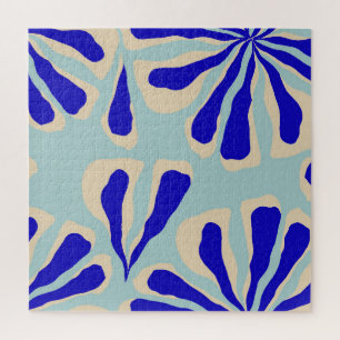 Hedendaagse Bloemen: Trendy naadloze Mode. Legpuzzel