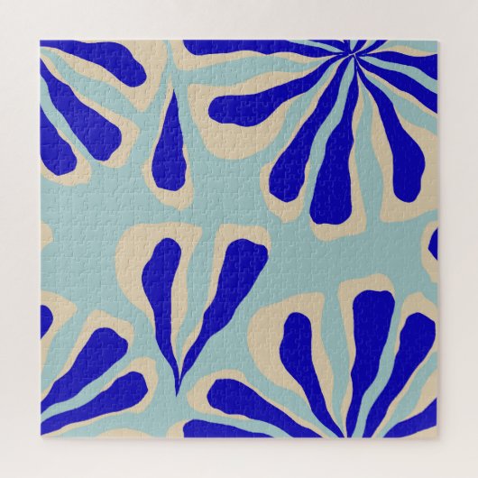 Hedendaagse Bloemen: Trendy naadloze Mode. Legpuzzel (Verticaal)