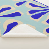 Hedendaagse Bloemen: Trendy naadloze Mode. Sherpa Deken (3/4)