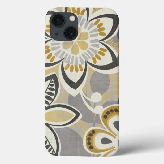 Hedendaagse Bloemmotieven Case-Mate iPhone Case (Achterkant)