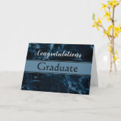Hedendaagse Blue Marble Afstudeerkaart Kaart (Gele Bloem)