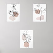 Hedendaagse botanische muurkunst sets (Voorkant)
