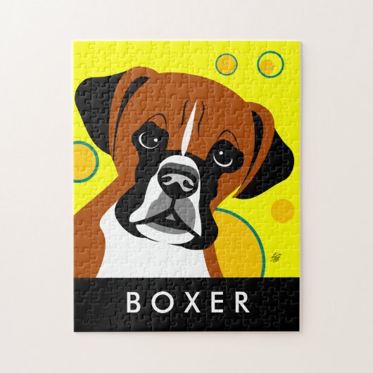 Hedendaagse Boxer Hond Legpuzzels Legpuzzel (Verticaal)
