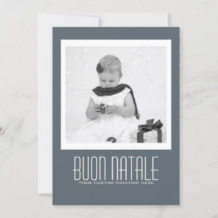 Hedendaagse Buon Natale sjabloon