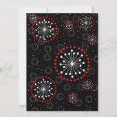 Hedendaagse Canada Dag Vuurwerk Party Kaart (Achterkant)