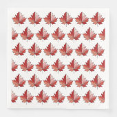 Hedendaagse Canadese esdoornblad patroon ID1071 Servet (Voorkant)