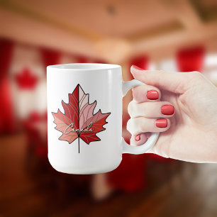 Hedendaagse Canadese Maple Leaf ID1071 Koffiemok