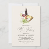 Hedendaagse charcuterie kaasplank wijnproeverij fe kaart (Voorkant)