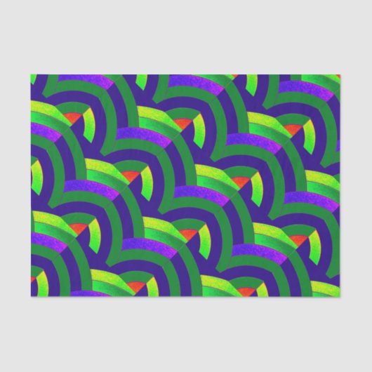 hedendaagse chic chevrons tissuepapier (Voorkant)