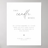 Hedendaagse chique grijs minimalistisch monument poster (Voorkant)