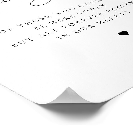 Hedendaagse chique minimalist in liefdevolle herin poster (Hoek)