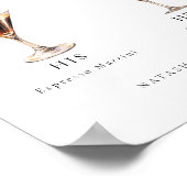 Hedendaagse cocktails Signature Drinken Poster (Hoek)