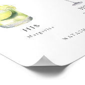 Hedendaagse cocktails Signature Drinken Poster (Hoek)