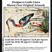 Hedendaagse Collage Paper Heron BU9 Decoupage Tissuepapier