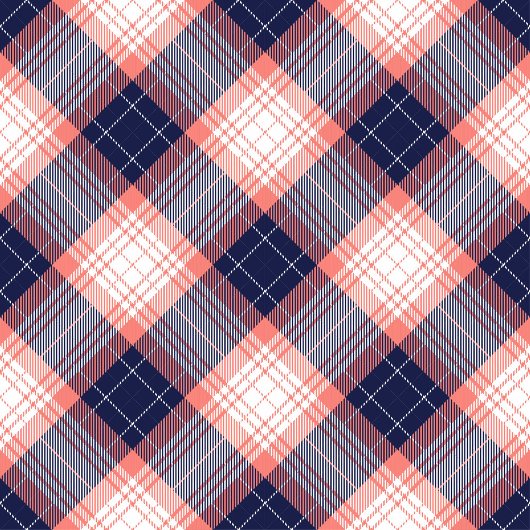 Hedendaagse Coral Navy tafelkleed Slank en vet