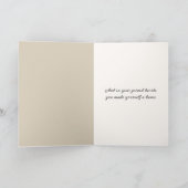 Hedendaagse Cosmos Bruiloft Gefeliciteerd Kaart (Binnen)