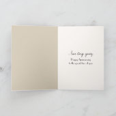 Hedendaagse Cosmos Jubileum Gefeliciteerd Kaart (Binnen)