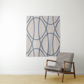 Hedendaagse Curven Abstract Design Wandkleed (In situ)