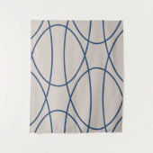 Hedendaagse Curven Abstract Design Wandkleed (Voorkant)