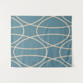 Hedendaagse Curven Abstract Design Wandkleed (Voorkant (horizontaal))